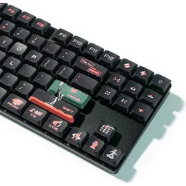 Keychron Keycaps Low Profile LSA Dye-Sub PBT Full Set, Tastenkappensatz, Tastenkappen für mechanische Tastaturen Low-Profile ANSI Layout - (133-Tasten) / New York