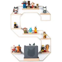 BOARTI Kinderregal Buchstabe S  für Toniebox Holz weiß