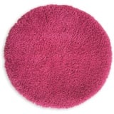 WohnDirect Premium Badematte RUND Einzeln zum Set kombinierbar • Badvorleger Duschmatte • rutschfest & Waschbar • Badteppich, Badezimmerteppich Pink • ca 56 cm Rund