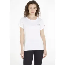 Tommy Hilfiger Uw0uw04525 Kurzarm-T-Shirt White XL