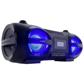 Universum BB 500-20 Ghettoblaster UKW AUX, Bluetooth®, CD, SD, USB Inkl. Fernbedienung, Stimmungslicht Schwarz