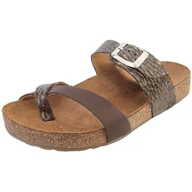HAFLINGER Pantolette in braun - Braun - 37