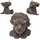DEPESCHE Dino World Plüsch Floppy Triceratops 25 cm Braun