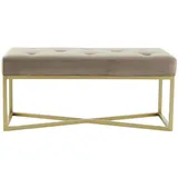 Kayoom Sitzbank Kristy 100 Taupe / Gold