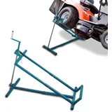 BITUXX® Hebevorrichtung Reinigungshilfe Rasentraktor-Heber Aufsitzmäher Mowerlifter 400kg Belastung +40° Neigung +100cm Auffahrbreite