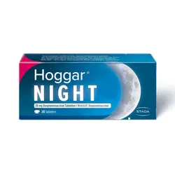 Hoggar Night 25 mg Doxylamin Schlaftabletten 20 St