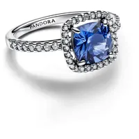 Pandora Fingerring Pandora Sterling silver Mixed stone Blue 193550C01 Damenring 56