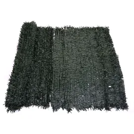 Mendler Balkonsichtschutz N77, Sichtschutz Windschutz Verkleidung für Balkon Terrasse Zaun ~ 300x150cm Tanne dunkel