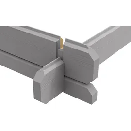 Weka Gartenhaus 209 2,5 x 2,5 m hellgrau