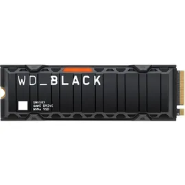 Western Digital WD_BLACK SN850X NVMe SSD 4TB, M.2 2280 / M-Key / PCIe 4.0 x4, Kühlkörper