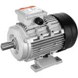 Vevor 1,5 kW Elektromotor 3000 U/min, Wechselstrom 230 V/400 V, 9,5 A/3,5 A, 90 l, B3-Rahmen, Luftkompressormotor 3-phasig, 24 mm Keilwelle