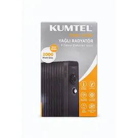 Kumtel Ölradiator KUM-1225 2000 W schwarz