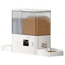 rojeco New 2 in 1 Haustier Wasser-Brunnen & Feeder WiFi (weiß)