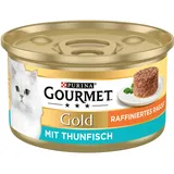 Gourmet Gold Raffiniertes Ragout 12 x 85 g - Thunfisch