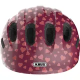 ABUS Fahrradhelm Kinder Kids Pro Größe S cherry heart