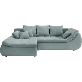 Home Affaire Eckcouch Baumwolle 2-Sitzer Blau