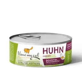 I LOVE MY CAT Katzenfutter Nass mit Huhn 600 g