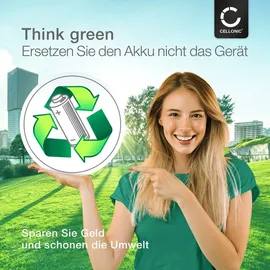 Cellonic CELLONIC, Lautsprecherakku kompatibel mit JBL Clip 1, Clip Plus, Micro 2 (600mAh, 3.7V) Ersatzakku FT403048P