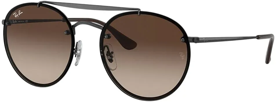 Ray-Ban RB3614N 148/11 Blaze Round Double Bridge Sonnenbrille Gr. Farbe:RB3614N148/11