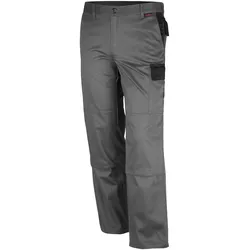 QUALITEX HIGH QUALITY WORKWEAR Bundhose image mittelgrau/schwarz Herren: 90
