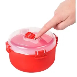 Sistema Mikrowellendose rund rot 0,915 l