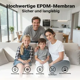Wiltec Edelstahl Ausdehnungsgefäß 3 bar 50 l Grau