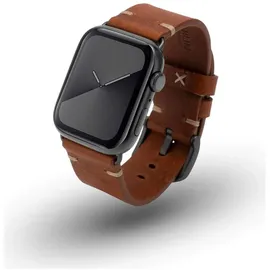 JT Berlin Watchband Alex II Vintage Apple Watch Ultra/42/44/45mm braun space grau | M | 10825