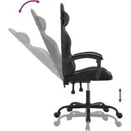 vidaXL Gaming-Stuhl Schwarz PC