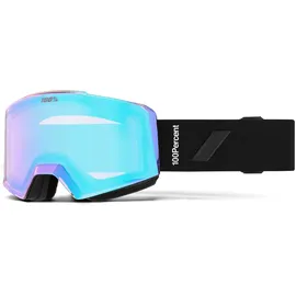100% Norg Skibrille (Größe One Size, schwarz)