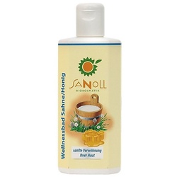 Sanoll Fußbädersalz Wellnessbad Sahne-Honig, 300 ml