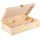 Creative Deco Weinkiste 35 x 20 x 9,5 cm 2-tlg. beige