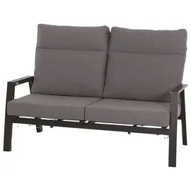 Siena Garden Valencia Loungeset 3-tlg. anthrazit/schwarz