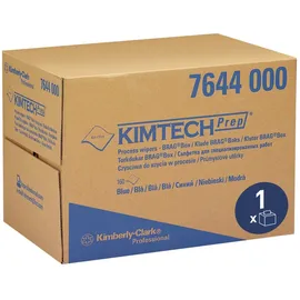 KIMTECH Prozesswischtücher 7644 – 1 BRAG Box mit 160 Tüchern, blau