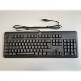 HP Tastatur USB QWERTY Englisch Schwarz