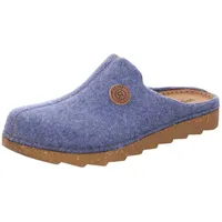 Rohde Herren Pantoffel Hausschuh Softfilz Foggia-H 7100, Größe:41 EU, Farbe:Blau - 41