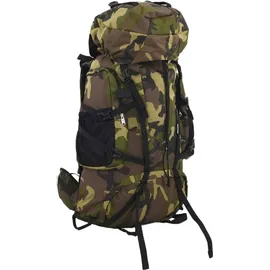 vidaXL Wanderrucksack 100 L Grün Tarnfarben
