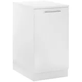 Bega BBK Mehrzweckschrank, Weiß, Metall, 1 Fächer, 50x92x68 cm, Made in EU, erweiterbar, stehend, Waschküche, Mehrzweckschränke