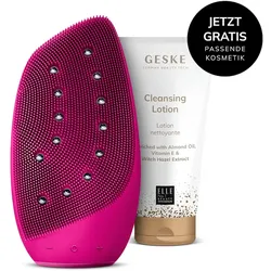 Geske Sonic Thermo Facial Brush & Face-Lifter|Farbe: Magenta + Gratis Kosmetik Gesichtspflegesets  