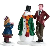 Lemax Dad`s Snowman Weihnachtsdorf mehrfarbig handbemalt