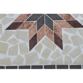 Siena Garden Stella Gartentisch 68 x 41 x 60 cm schwarz/bunt