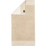 CAWÖ Luxury Home Two-Tone 590 Handtuch 50 x 100 cm sand