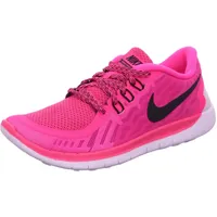 Nike Unisex-Kinder Free 5.0 (GS) Low-Top, Pink Pink Pow Black Vivid Pink Wht 600, 35.5 EU - 35.5 EU