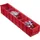 Allit Sichtlagerkasten Kunststoff 91 x 500 x 81 mm Rot