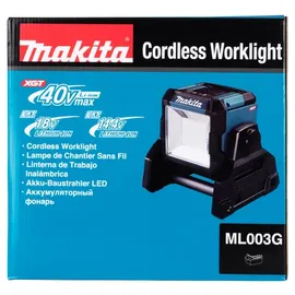 Makita Baustrahler Aluminium 18V-40V türkis/schwarz ohne Akku