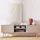 beautysofa Lowboard 150x50x38 cm Beige Metall/MDF/Spanplatte