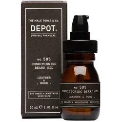 DEPOT 505 Conditioning Beard Oil Leather & Wood 30 ml