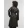 URBAN CLASSICS Ladies Vintage Trenchcoat - schwarz,