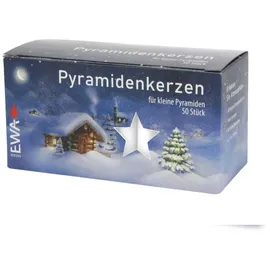 KCB-Kerzen Pyramidenkerzen 50 St. weiß