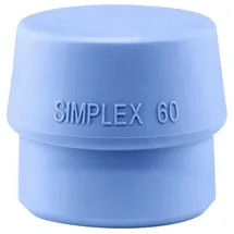 Halder SIMPLEX Kopf-Ø 60mm TPE-soft blau weich