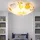 GLOBO LED Kinderleuchte dimmbar mit Fernbedienung Deckenlampe Glas Kinderzimmerlampe rund, Glas bunt mit Tiermotiven, RGB Farbwechsel 2x 8,5W 2x 806lm warmweiß, DxH 30x6,5 cm